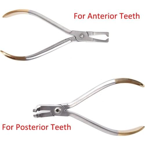 Dental Bracket Removing Pliers for Anterior Teeth or Posterior Teeth Stainless Steel Orthodontic Tools Forceps Dentist Pliers