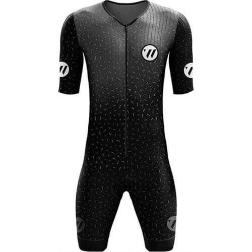 Triathlon 2021 Mens Bodysuit Cycling Short-Sleeved Jersey Cycling Clothes Skin Clothing Ropa Ciclismo Mountain Bike Riding Suit