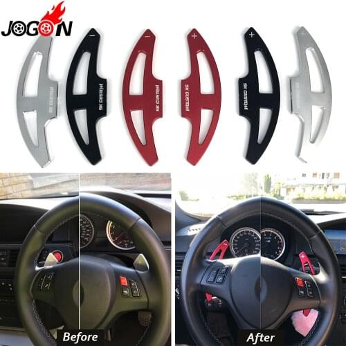 Metal Alloy Car Steering Wheel Paddle Extension Shifter Replacement For BMW 3 Series E90 E92 E93 M3 E70 E71 X5M X6M