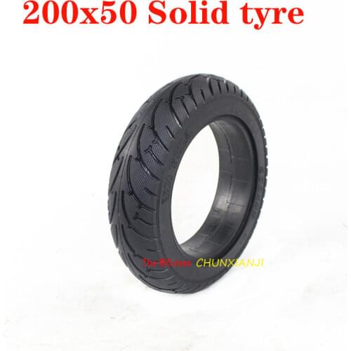 High quality 200x50 Solid tyre 8 inch tubeless tyre 200*50 Non-inflatable tire for Electric Balancing Scooter