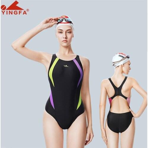 Yingfa Swimwear Women 2020 New Quick-Drying Anti-Chlorine Swimming Suit Professional Competition One Piece Swimsuits