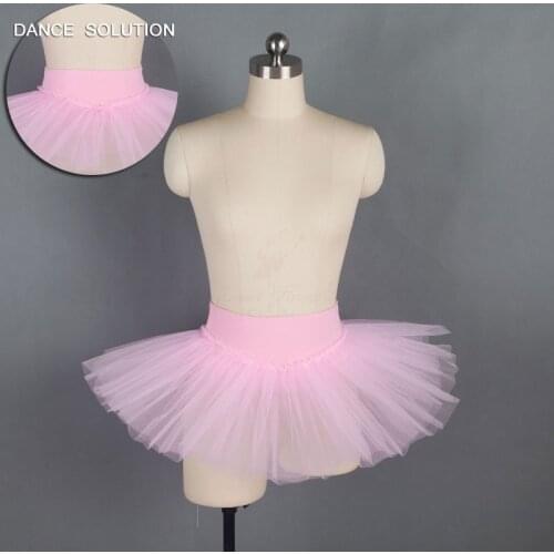 10 Pieces/Lot) Child and Adult 3 Layers Soft Tulle Ballet Dance Tutu with Cotton Lycra Waist Band and Pants 01D05001