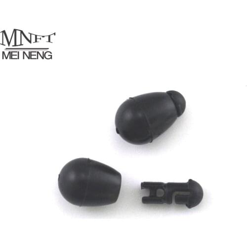 MNFT 12PCS*Black Rapid Quick Change Beads, Change Hook length Quick Method Fishing Bait Feeder