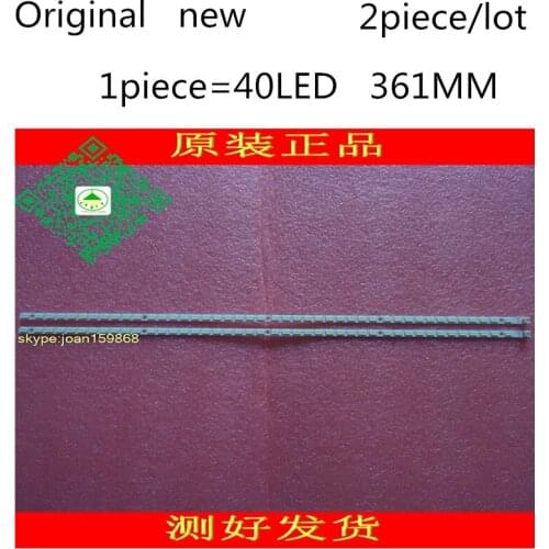 2piece/lot for Hisense LED32T36X3D Light Bar 31T14-07A with T315HB01 V.1 Screen IS 1piece=40LED 361MM 100% NEW