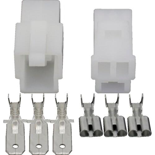 6.3 Automotive connector 3P connector terminal plastic shell socket DJ7031A-6.3-11/21 3P