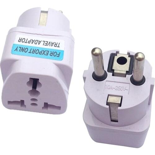 5pcs niversal UK US AU to EU AC Power Socket Plug Travel Charger Adapter Converter