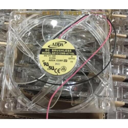 ADDA 12cm 12025 12V 0.33A AD1212MB-A71GL chassis special fan for silent power supply