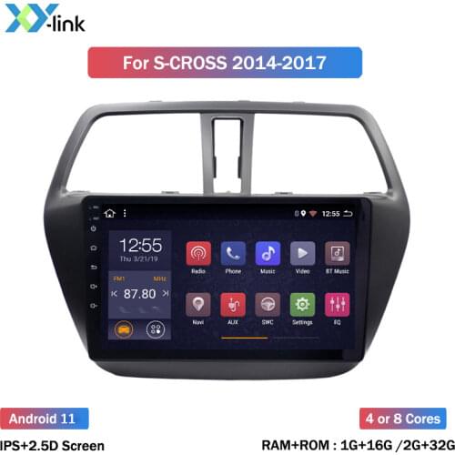 Android car multimedia DVD player GPS navigation system for Suzuki S-cross 2014-2017 radio audio stereo accessories no 2 din