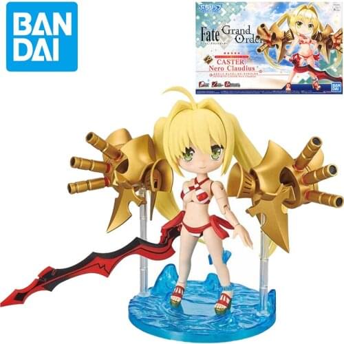 Bandai Assembled Model Petitrits Fate/Grand Order Caster/Nero Claudius Action Figure Anime Model Doll Decoration Toy Gift