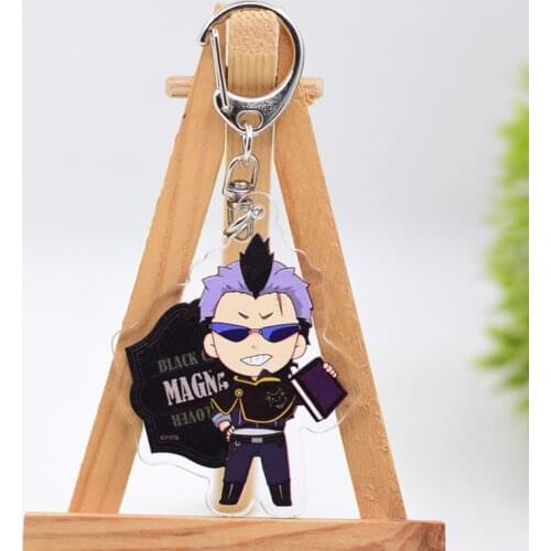 Black Clover Keychain Acrylic Cartoon Keyring Accessories WL0723
