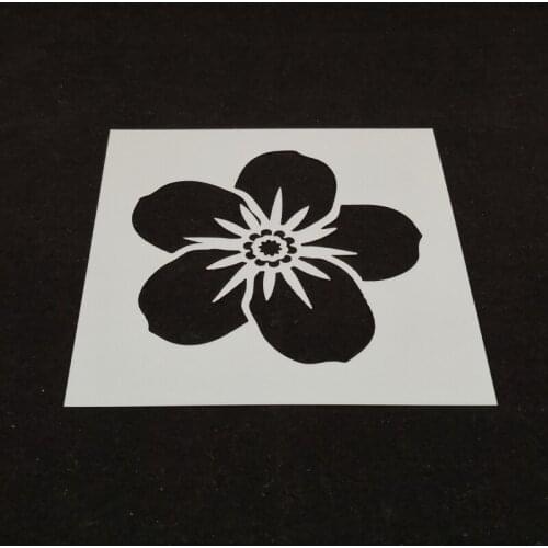 Flower pvc Layering Stencils for DIY Scrapbooking/photo album Decorative Embossing DIY Paper Cards Crafts