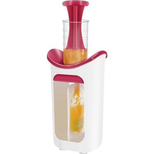 Children Puree Squeezer Household Fruit Juice Dispenser Manual Baby Food Supplement Storage Bag Container Manual Juicers