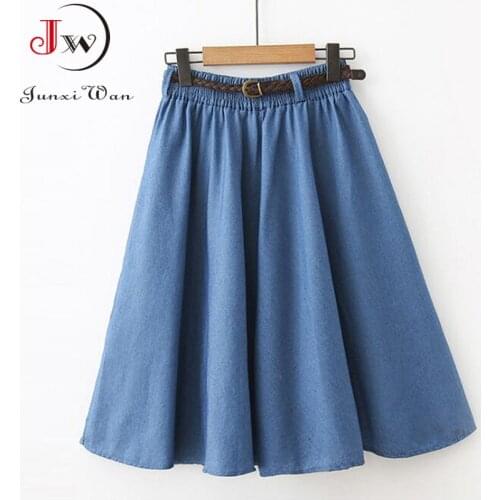 Junxi Wan Denim Skirts For Women