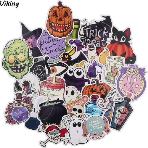 G1639 31Pcs/set Cartoon Horror Magical Stickers DIY Skateboard Fridge Guitar Motorcycle Laptop Luggage Classic Toy Sticker