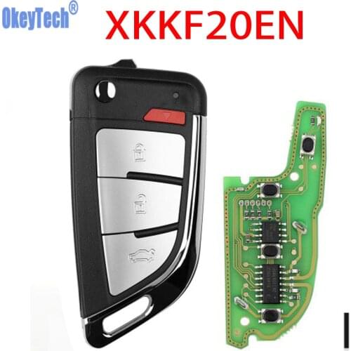 Newest Xhorse XKKF20EN Wire Remote Key For VVDI Knife Style for VVDI Key Tool 4 Buttons 1/5PCS