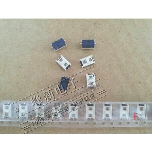 Original new 100% SKQHFFE010 with LED orange red dual color lamp power button touch micro switch 4*6.5*2.5