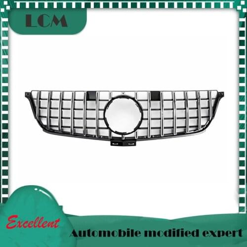New For-Mercedes For-Benz ML-class W166 ML300 ML320 ML350 ML400 ML450 2012-2015 GT Style ABS Plastic Front Racing Grille