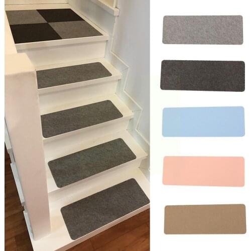 Stair Tread Carpet Mats Self Adhesive Stair Mat Non-Skid Stair Protection Washable Carpet Step Step Cover Rug Mat Stair A7X5