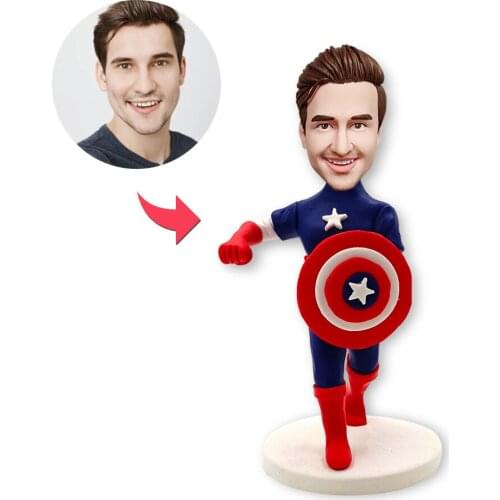 Make custom bobblehead Clay making Face sculpture design statue Popularity art toys Memorial gift Give away good friend family