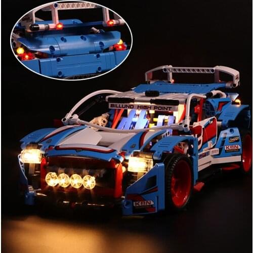 Light Set for Technical Rally Car Building Blocks Model Lighting Kit For 42077(NOT Included The Model)