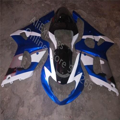High quality blue white black ABS plastic fairings for suzuki gsxr1000 00 01 02 GSXR 1000 2000-2002 bodywork fairing kit