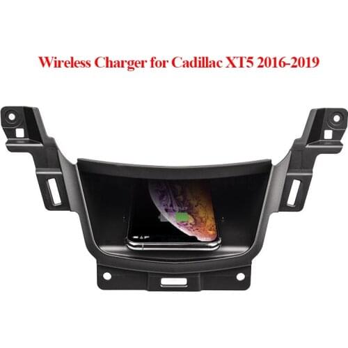10W Car Wireless Charger Quick charging For Cadillac XT5 2016 2017 2018 2019 Phone Charger QI Wireless charger