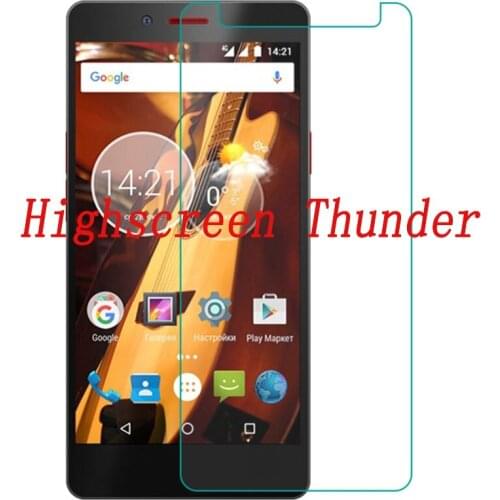 Smartphone Tempered Glass for Highscreen Thunder 9H Explosion-proof Protective Film Screen Protector cover phone