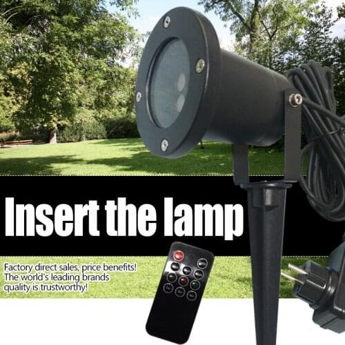 Green laser sky star garden lamp waterproof outdoor landscape lamp with IR intelligent remote control