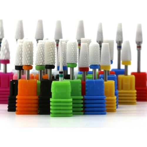 10PCS/Bag Milling Cutter For Manicure And Pedicure Mill Electric Machine For Nail Electric Nail Drill Bits Mill Apparatus Feecy