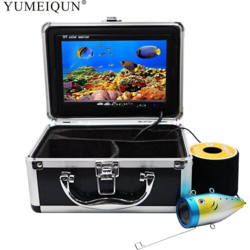 15M 30M 1000TVL 7 Inch Fishing camera Underwater Fish Finder 12pcs Infrared LED Camera For Ice/sea Fishing