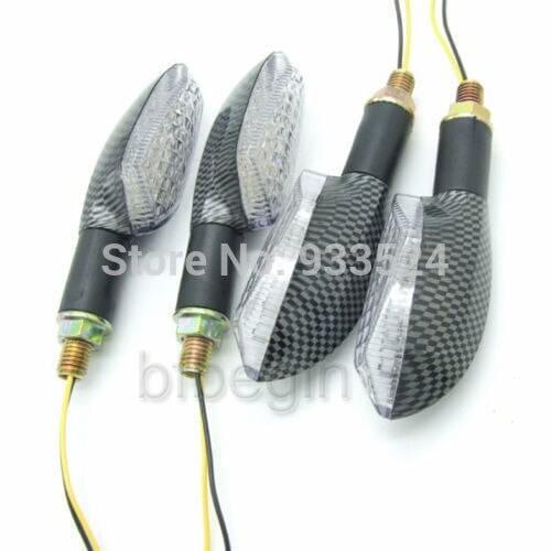 4x Universal Motorcycle 16 LED Turn Signal Indicators Lights For Harley Chopper Suzuki Touring Honda Yamaha Kawasaki Ducati