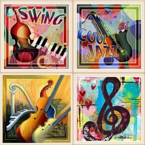 Diamond Embroidery Sale Cartoon Diy Cross Stitch Diamond Painting Musical Note Rhinestones Full Square/round Craft Mosaic Set