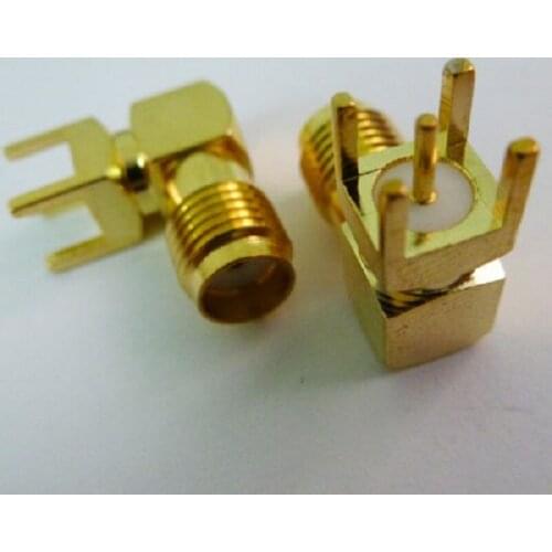 2 pcs 0-8Ghz SMA 90 Degrees Connector Plate Antenna Wireless Module RF Radio GSM GPRS