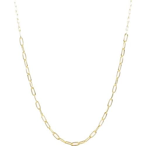 CANNER 925 Sterling Silver Necklace For Women Enamel Eyes Necklace Charms Chains Fine Jewelry Choker Bijoux Femme 2021 Trend