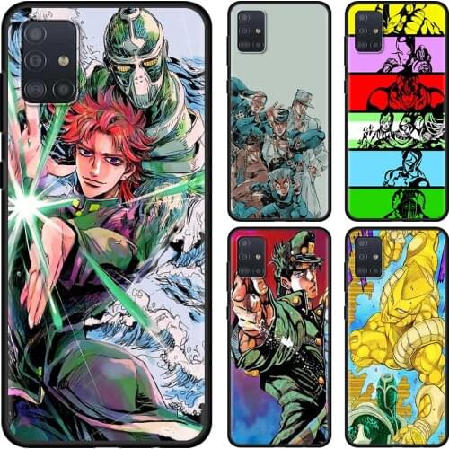 Bizarre Adventure JoJo Anime Case for Samsung Galaxy A51 A71 A21s A12 A31 A41 A32 A02s A11 A72 A52 A42 5G A01 A91 A21 EU Cover