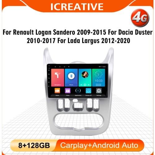 For Renault Logan Sandero 2009-2015 For Lada Largus Lergus 2012-2020 For Dacia Duster 2010-2017 Android Car multimedia player