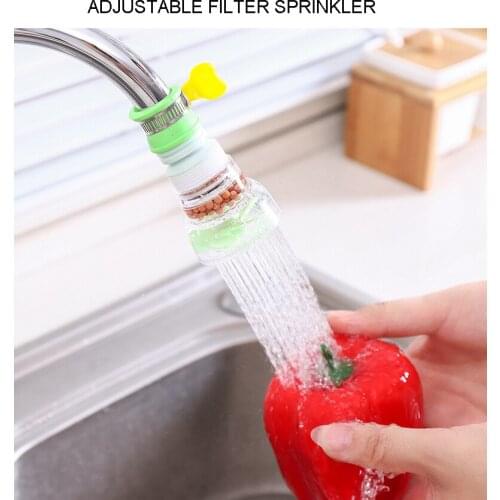 Stone Filter Faucet Household Kitchen Accessories Splash-proof Water Purifier Rotary Drainer Adjustable Water Tap Extentioner
