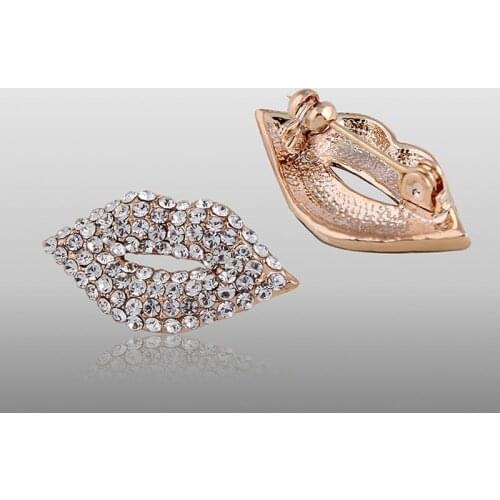 KARASU Brooches Lips For Clothes