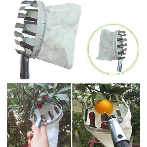 Harvester For Berries Picking Fruit Picker Head Basket Portable Fruits Catcher For Harvest Picking Citrus Pear Field Fruit Tools