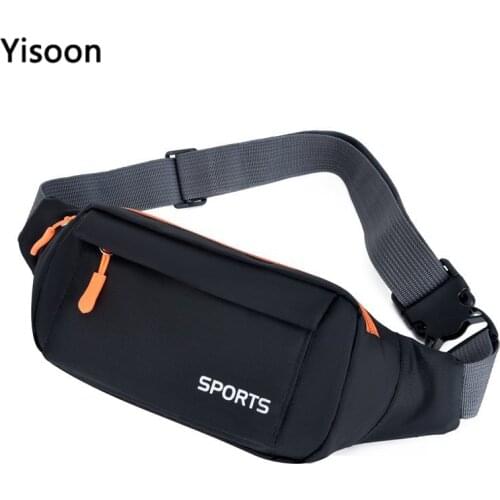 Fashion Mens Multicolor Waist Packs Waterproof Running Bag Outdoor Sports Belt Bag Riding Mobile Phone Fanny Pack Gym Belt Bags