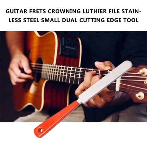 New Guitar Nut Files Fret Crowning Slot Filing Luthier Repair Tool Kit For Stringed Instruments Guitar Parts Accessory