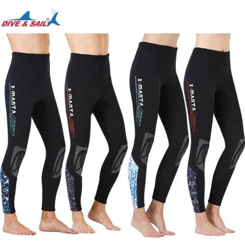 Dive&sail 1.5mm Neoprene wetsuit pants trunk long pant for keep warm
