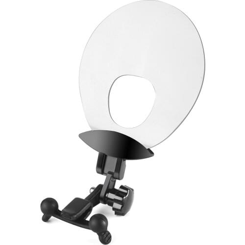 Plastic Saxophone Deflector Sound Deflector Shield with Mute & Reflect Sound Functions for Wind Instrument