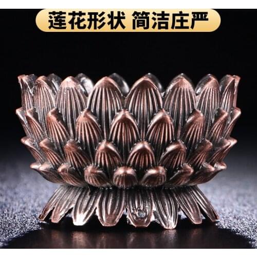 Lotus Lamp Holder for Buddha Candle Butter Base