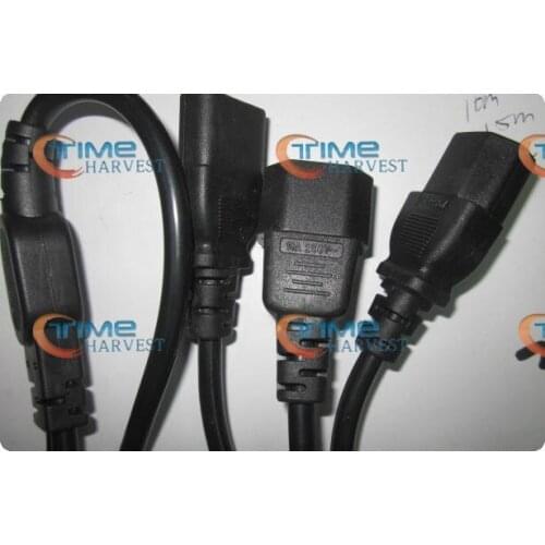 5pcs IEC C14 male to 2XC13 female splitter power cord 10A 3*0.75 wires for coin operated game arcade cabinet machine accessories