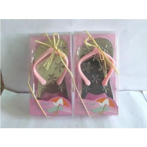 20Pcs/lot Starfish Flip Flop Bottle Opener Wedding favors for Beach themed Wedding and Party Decoration and wedding souvenirs