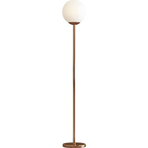 Nordic Modern Simple Gold And Glass Floor lamp Bedroom Lamp LED Floor Lamps Fashion Floor Light Room Fixtures Home Loft Decor