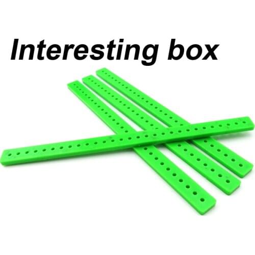 Green strips Green strips DY building blocks model Construction materials Creative educational toys