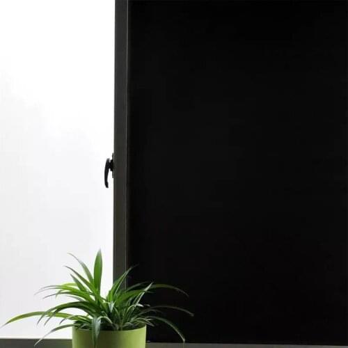Privacy window film Blackout Anti-UV glass sticker Static Window Tint 100% Light Blocking Frosted Bedroom Decorative Vinyl Film