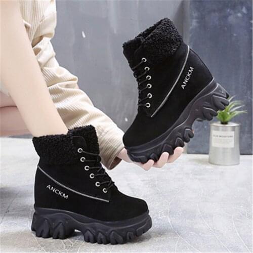 Winter Warm Womens Sneakers Platform Vulcanize Shoes Female 2020 Fashion Breathable Casual Walking Trainers for Woman Chaussure